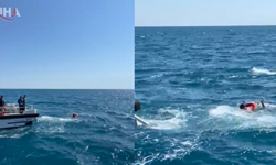 Antalya'da Sup Boardu Devrilen Adam 3 Saat Sonra Kurtarıldı