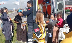 Bolu'da Hafriyat Kamyonu Otomobile Çarptı: 6'sı Çocuk 9 Yaralı