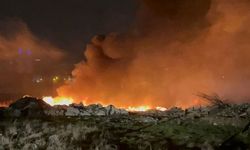 Evin Bahçesindeki Sünger ve Paletler Alev Alev Yandı