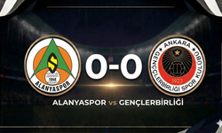 Alanyaspor-Gençlerbirliği Maçı 0-0 Bitti