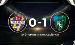 Eyüpspor 0-1 Kocaelispor Maç Sonucu