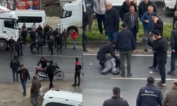 Mardin'de Tankerin Çarptığı Yaya Hastaneye Kaldırıldı