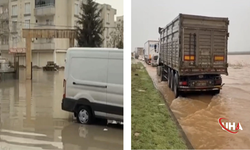 Nusaybin’de Şiddetli Yağış: Cadde Ve Sokaklar Su Altında