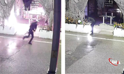 Güvenlik Kamerası Kaydetti: İzmit'te Kafe Kundaklandı