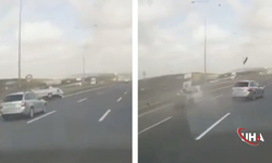 Makas Atarken Kaza Yapan Sürücü Hastaneye Kaldırıldı