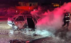 Seyir Halindeki Otomobilde Korkutan Yangın