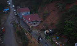 Beykoz'da Toprak Kayması Sonucu Bir Ev Hasar Gördü