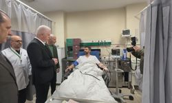 İstanbul Valisi Davut Gül  Fatih’te Çöken Binalardan Kurtarılan Yaralıları Ziyaret Etti