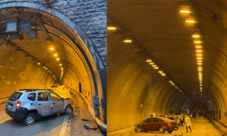Tünel Girişinde İki Araç Çarpıştı: 7 Kişi Yaralandı