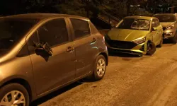 Motosiklet ve Araçlara Çarpan Otomobil Kazaya Yol Açtı