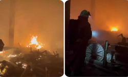 Kahramanmaraş’ta Çırçır Fabrikasında Yangın Çıktı