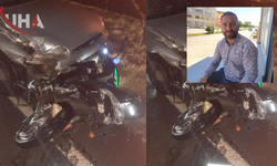 Otomobilin Çarptığı Motosiklet Sürücüsü Hayatını Kaybetti