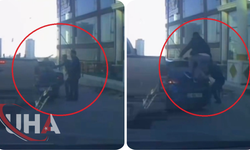 Tartışma Büyüdü Otomobile Sopa Ve Sandalyelerle Saldırı