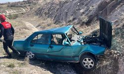 Nevşehir'de Kontrolden Çıkan Araç Şarampole Uçtu: 1 Yaralı