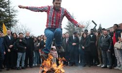 Bolu'da Nevruz Ateşi Yakıldı, Demir Dövüldü