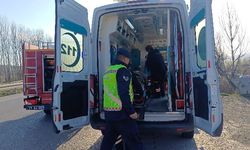 Çorum'da TIR’a Arkadan Çarpan Otomobil Sürücüsü Yaralandı