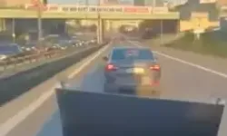 Şile Otoyolu’nda Trafik Gerilimi: Minibüse Tekme Attı