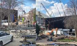 Ankara'da Spor Salonu Yıkımı Sırasında Çökme Yaşandı