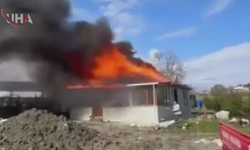 İstanbul Çatalca’da Tek Katlı Evde Yangın Çıktı