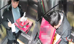 Skandal Olay: Sipariş Götüren Kurye Asansöre Tuvaletini Yaptı