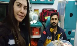 Şanlıurfa’da Genç Kadın Ambulansta Doğum Yaptı