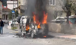 Park Halindeki Araç Alevlere Teslim Oldu