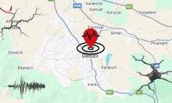Denizli'de 4.0 Büyüklüğünde Deprem Meydana Geldi