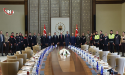 Cumhurbaşkanı Erdoğan, Bakan Çiftçi ve Emniyet Mensuplarını Ağırladı