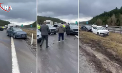 Yağmur Kazayı Beraberinde Getirdi: Bolu’da 10 Aracın Karıştığı Zincirleme Kaza