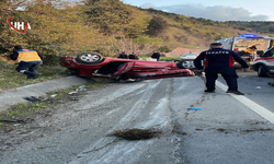 Orman Personelini Taşıyan Araç Takla Attı: 3 Kişi Yaralandı