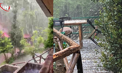 Osmaniye'de Dolu ve Sağanak Hayatı Olumsuz Etkiledi