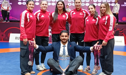 Kadın Güreş Milli Takımı Avrupa'da İkinci Oldu