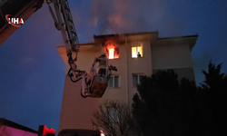 Yangında Can Pazarı: 4’üncü Katta Mahsur Kalan Vatandaş Kurtarıldı