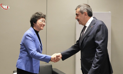 Yusuf Tekin, Çin İnsan Kaynakları Sosyal Güvenlik Bakanı Wang ile Bir Araya Geldi