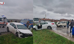 Çorum’da İki Otomobilin Karıştığı Kazada 3 Kişi Yaralandı