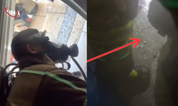 İş Yerinde Çıkan Yangında Bayılan Vatandaşı İtfaiye Kurtardı