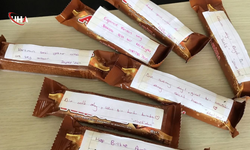 Ortaokul Öğrencilerinden Öğretmenlerine Çikolatalı Sürpriz