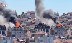 Üsküdar'da 5 Katlı Binanın Çatısında Çıkan Yangın Kontrol Altına Alındı