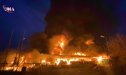 Samsun’da Meyve Deposunda Yangın