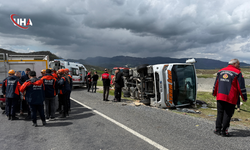 Diyarbakır’da Yolcu Midibüsü Devrildi: 1 Ölü, 12 Yaralı