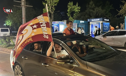 Trakya'da Derbi Coşkusu: Galatasaraylılar Sokaklara Döküldü
