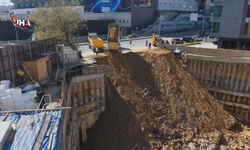 Fenerbahçe Stadyumu'nun Yanındaki İnşaatta İstinat Duvarı Çöktü