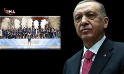 Cumhurbaşkanı Erdoğan'dan Avrupa Şampiyonu Fenerbahçe'ye Tebrik