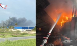 Adana’da Geri Dönüşüm Tesisinde Korkutan Yangın