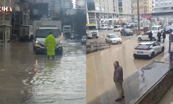 Mardin’de Şiddetli Sağanak Sonrası Caddeler Göle Döndü