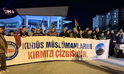 Burdur’da Filistin’e Destek Konvoyu: Katliama Hayır