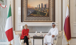 İtalya Başbakanı Meloni Katar Emiri Al Sani İle Bir Araya Geldi