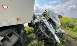 TIR ile Kafa Kafaya Çarpışan Otomobil Sürücüsü Hayatını Kaybetti