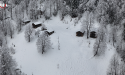 Ayder Yaylası'nda Kar Kalınlığı 20 Santimetreyi Buldu