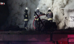 Konya'da İş Yeri Yangını: Patlamada 2 Kişi Yaralandı